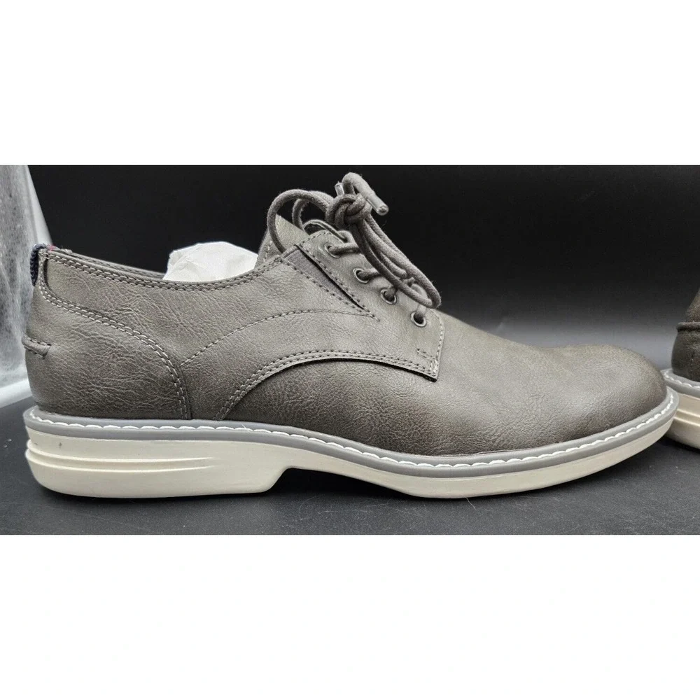 NEW Ben Sherman Mens‎ Shoes Size 8M Countryside Oxford Grey PU Leather